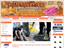 Tablet Screenshot of cibaduyut-shoes.com